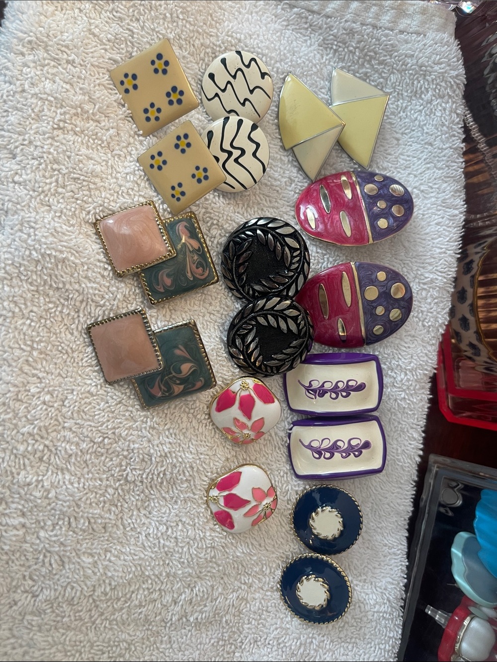 Vintage Pierced Earrings